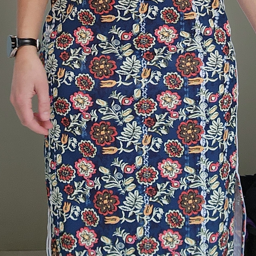Adidas ORIGINAL long Floral Skirt